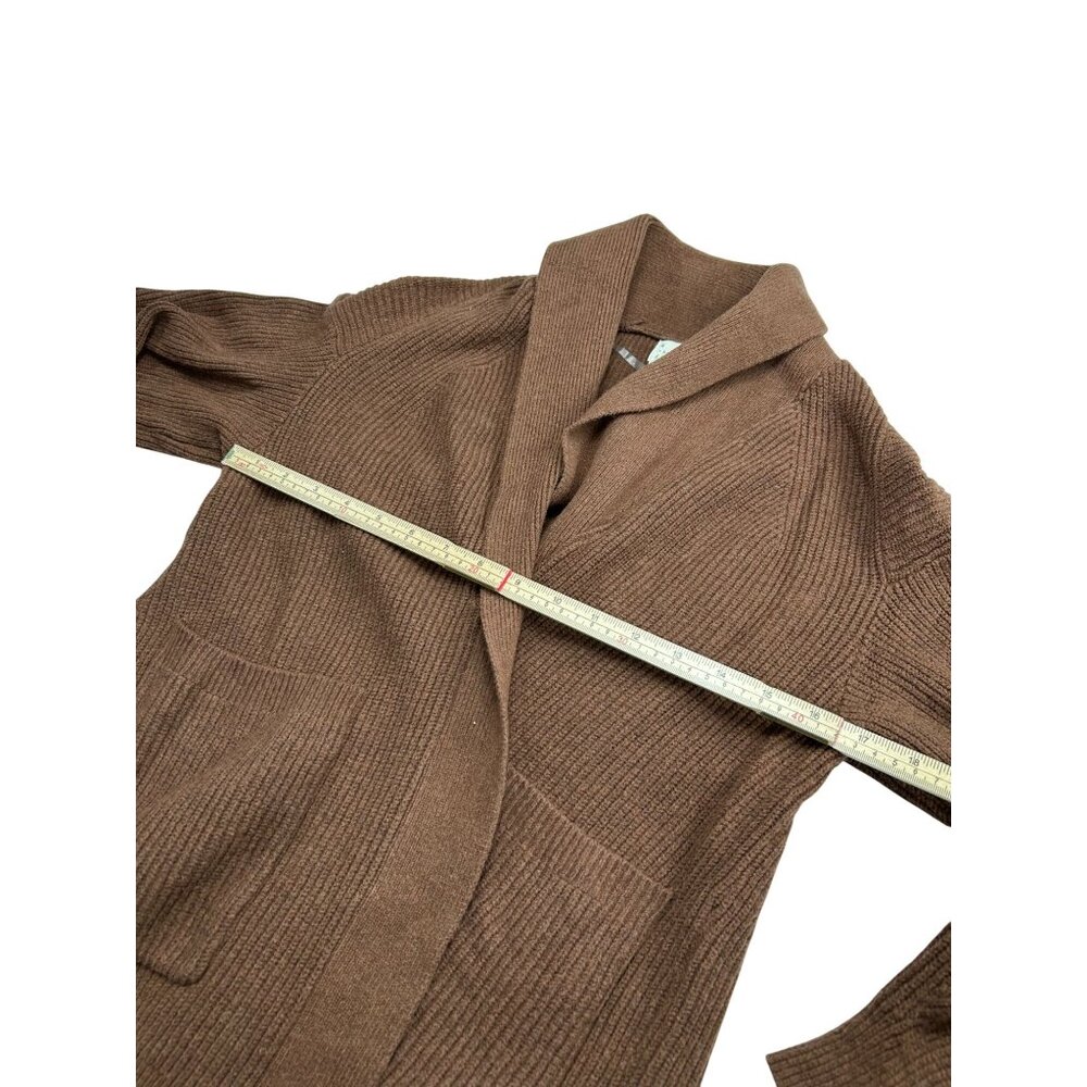 A New Day Womens Brown Open Front Cardigan Sweater S - Picture 6 of 9